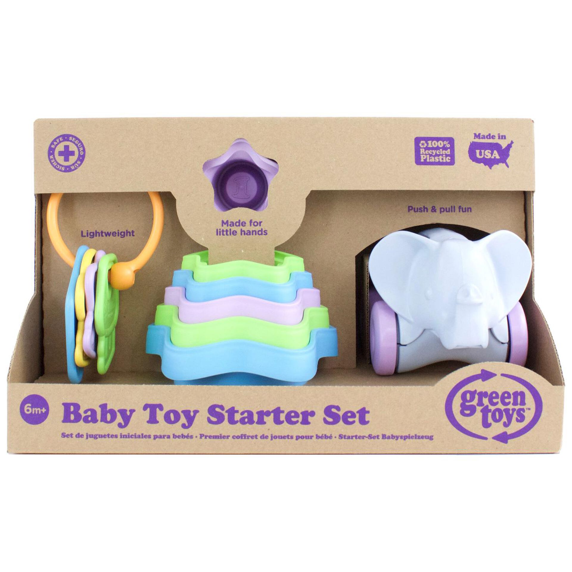 Green Toys Baby Toy Starter Set 3 Pieces Baby Toddler Toys Hallmark
