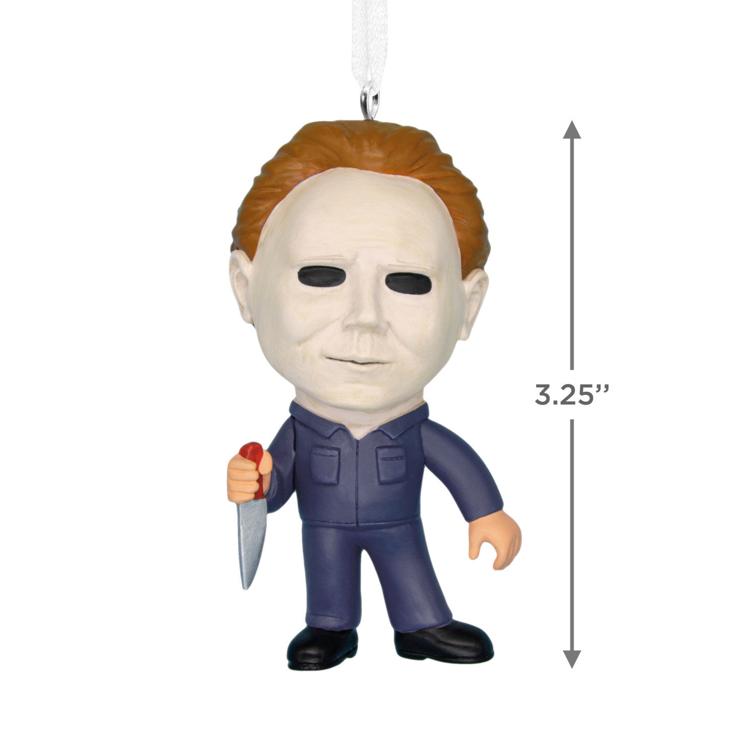 Halloween Michael Myers Christmas Ornament measurement image number 3