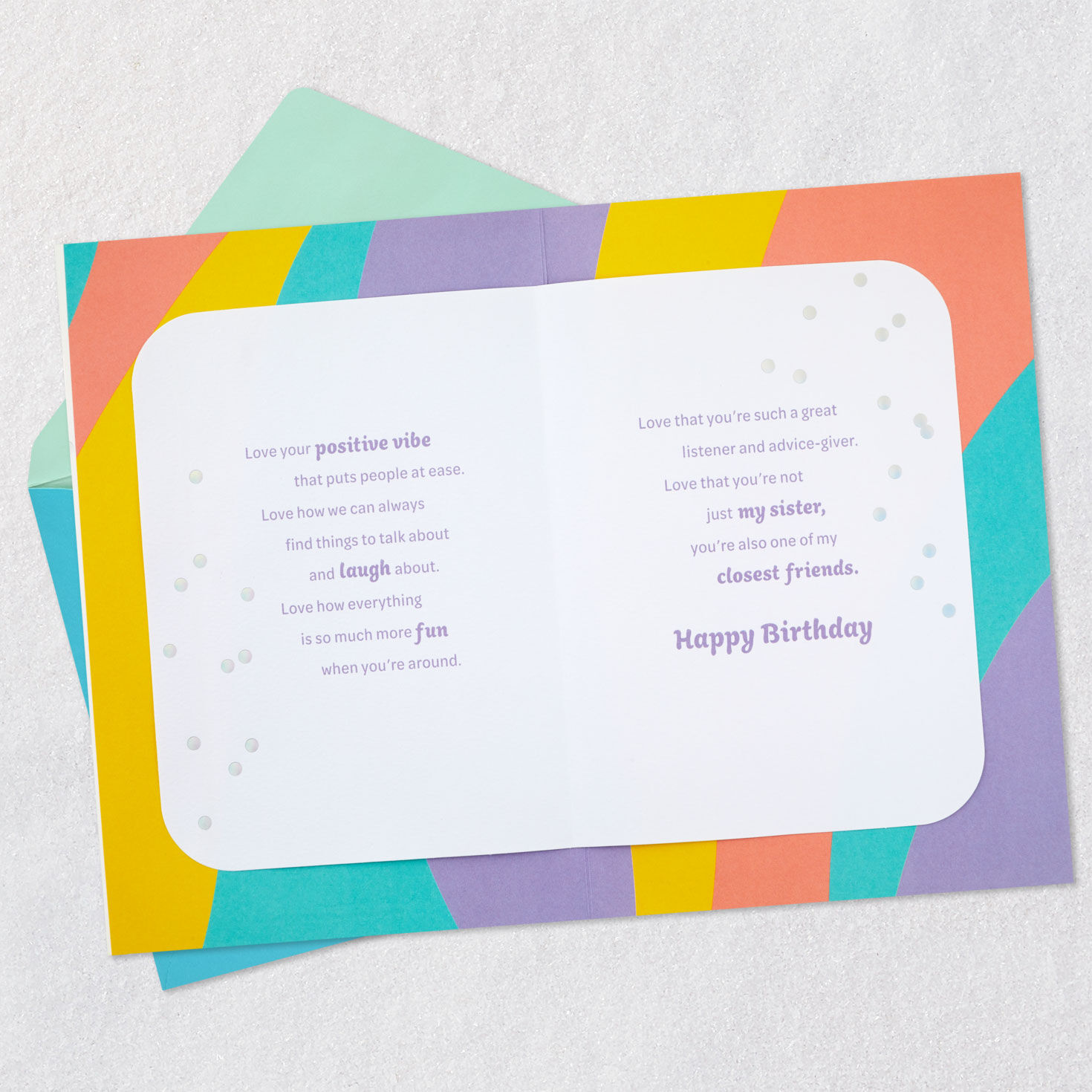 Love So Much About You Birthday Card for Sister, , large image number 4