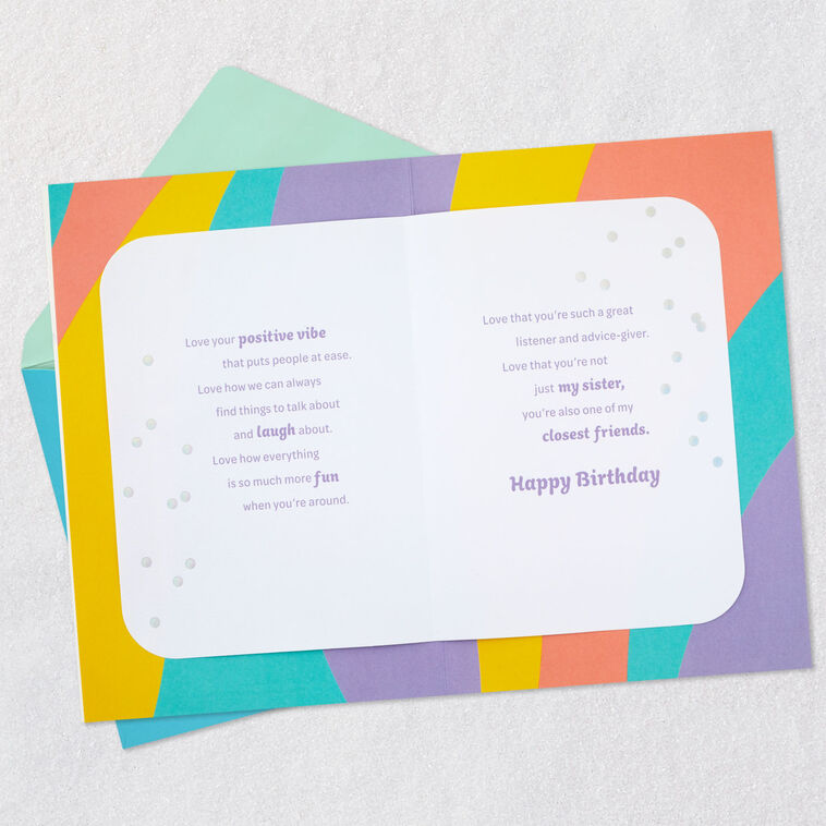 Love So Much About You Birthday Card for Sister, , large image number 4