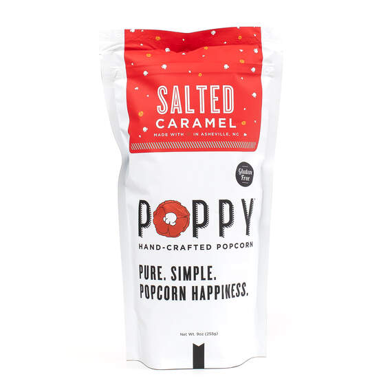 Salted Caramel Poppy Popcorn, 3 oz. Bag
