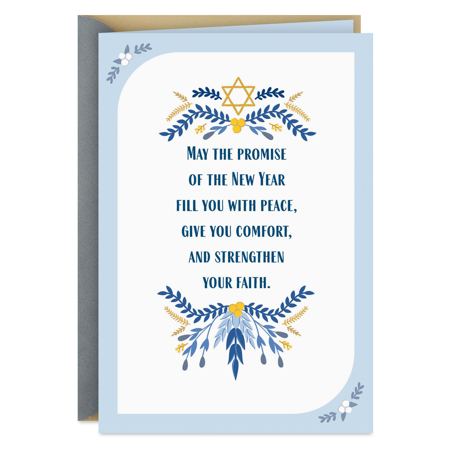 Peace, Comfort and Faith Rosh Hashanah Card