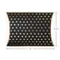 Gold Dots on Black Designed Pillow Box  image number 2