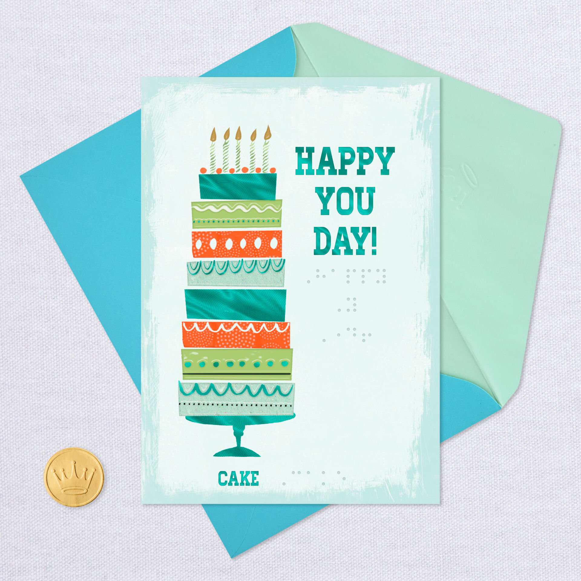 Happy You Day Braille Birthday Card Greeting Cards Hallmark