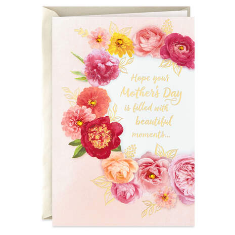 Floral Wreath Mother's Day Card From Us, , large