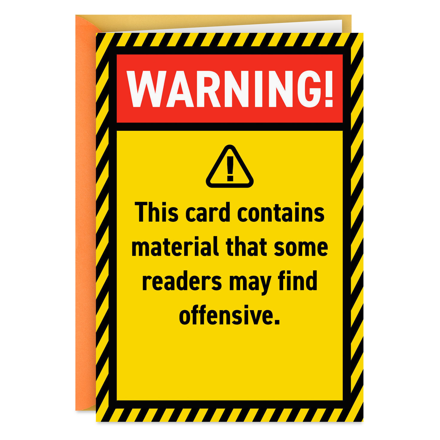 May Contain Offensive Material Funny Birthday Card