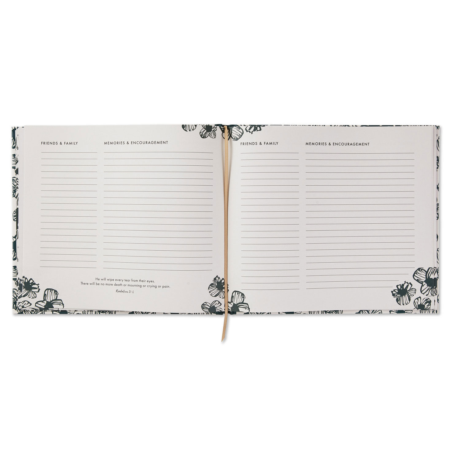 In Loving Memory Floral Funeral Guest Book for only USD 16.99 | Hallmark