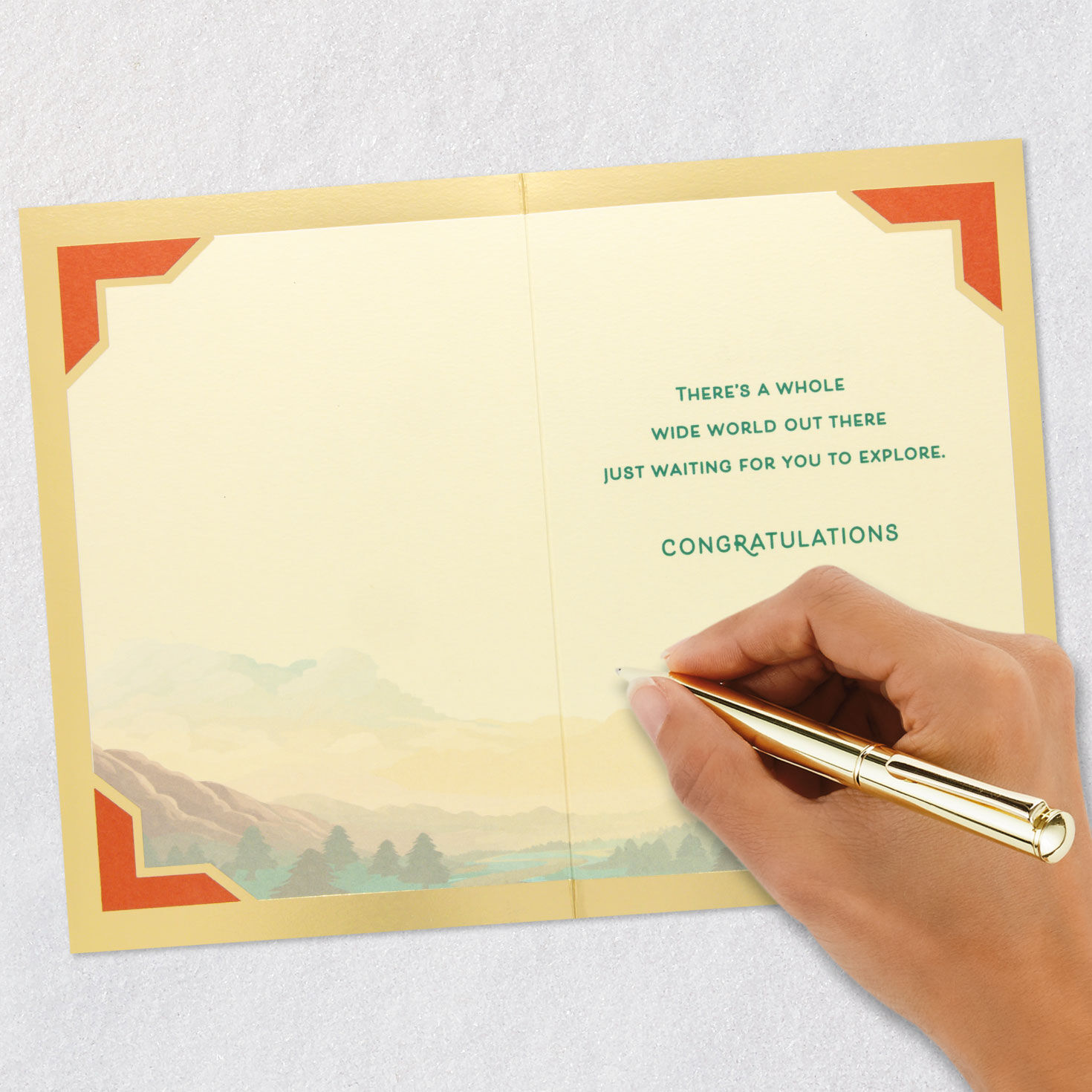 Hot Air Balloon Southwest High School Grad Card Signing card image number 6