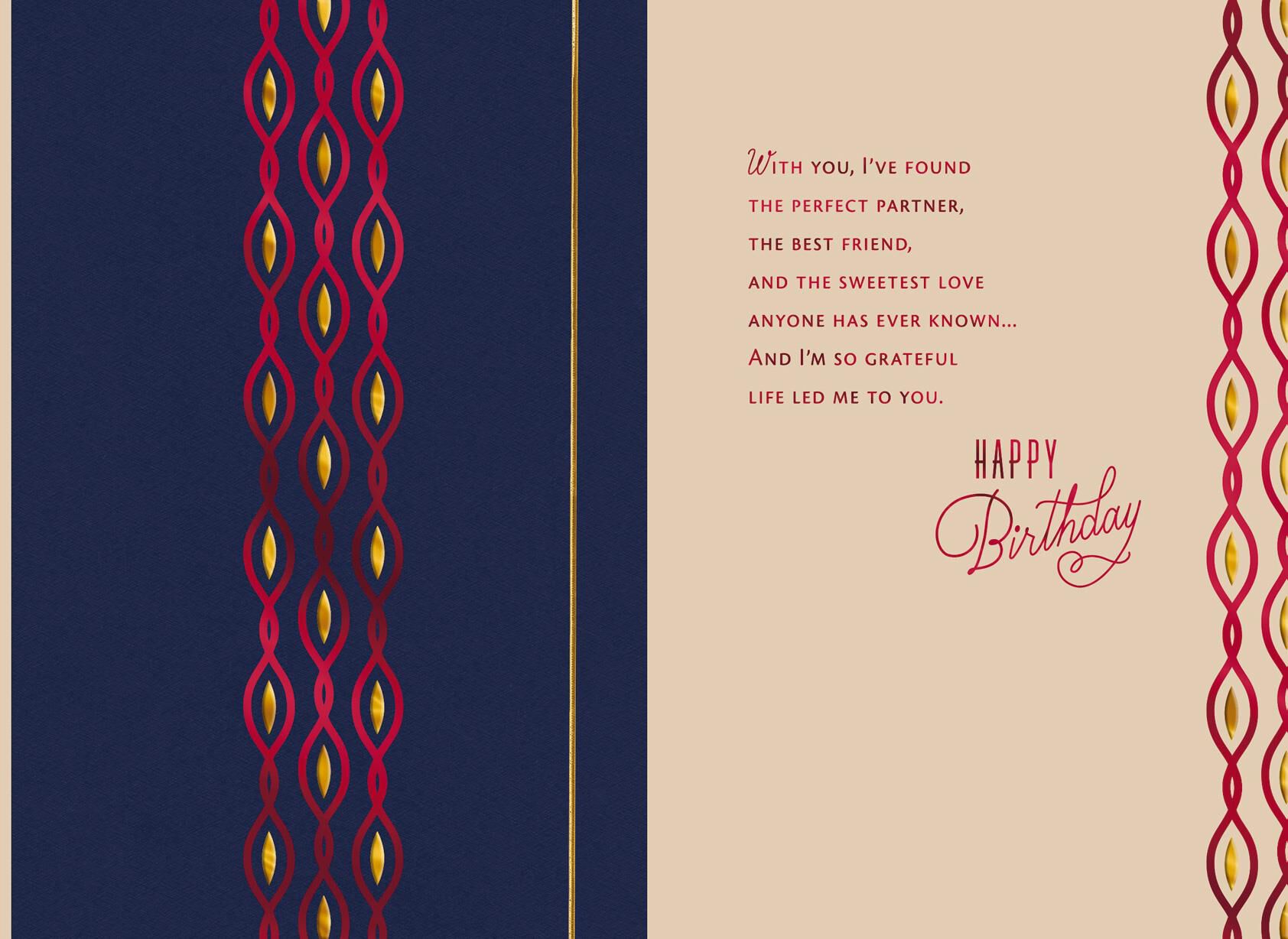 The Wonderful Man I Love Birthday Card