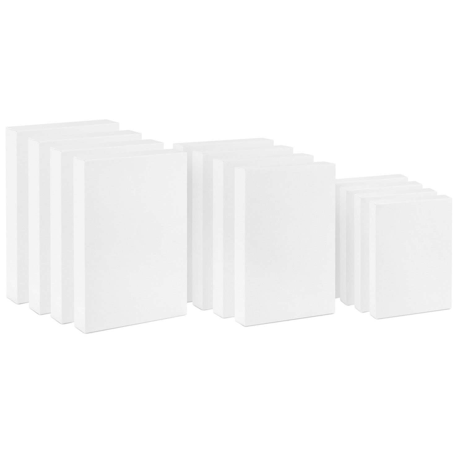 White 12-Pack Small, Medium and Large Gift Boxes Assortment for only USD 12.99 | Hallmark