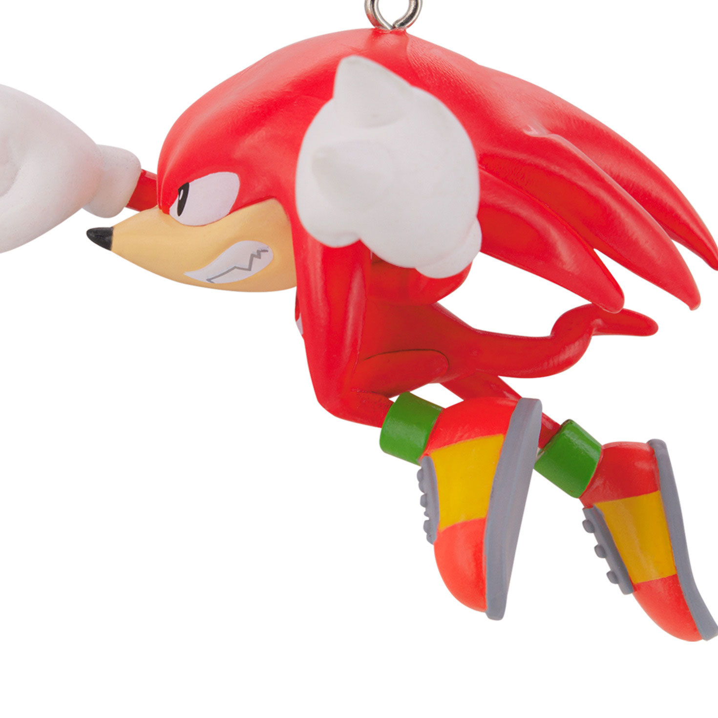 Sonic and Knuckles Christmas Ornaments upclose detail image number 7