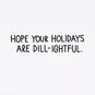 Pickle Santa Claus Cartoon Funny Christmas Card sentiment image number 2