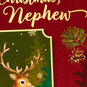 Reindeer and Red Plaid Nephew Christmas Card Card Front Detail image number 4