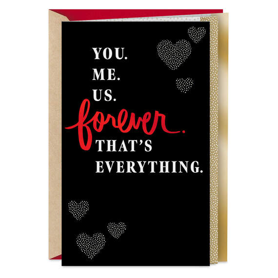 You, Me, Us Forever Valentine's Day Card for Husband
