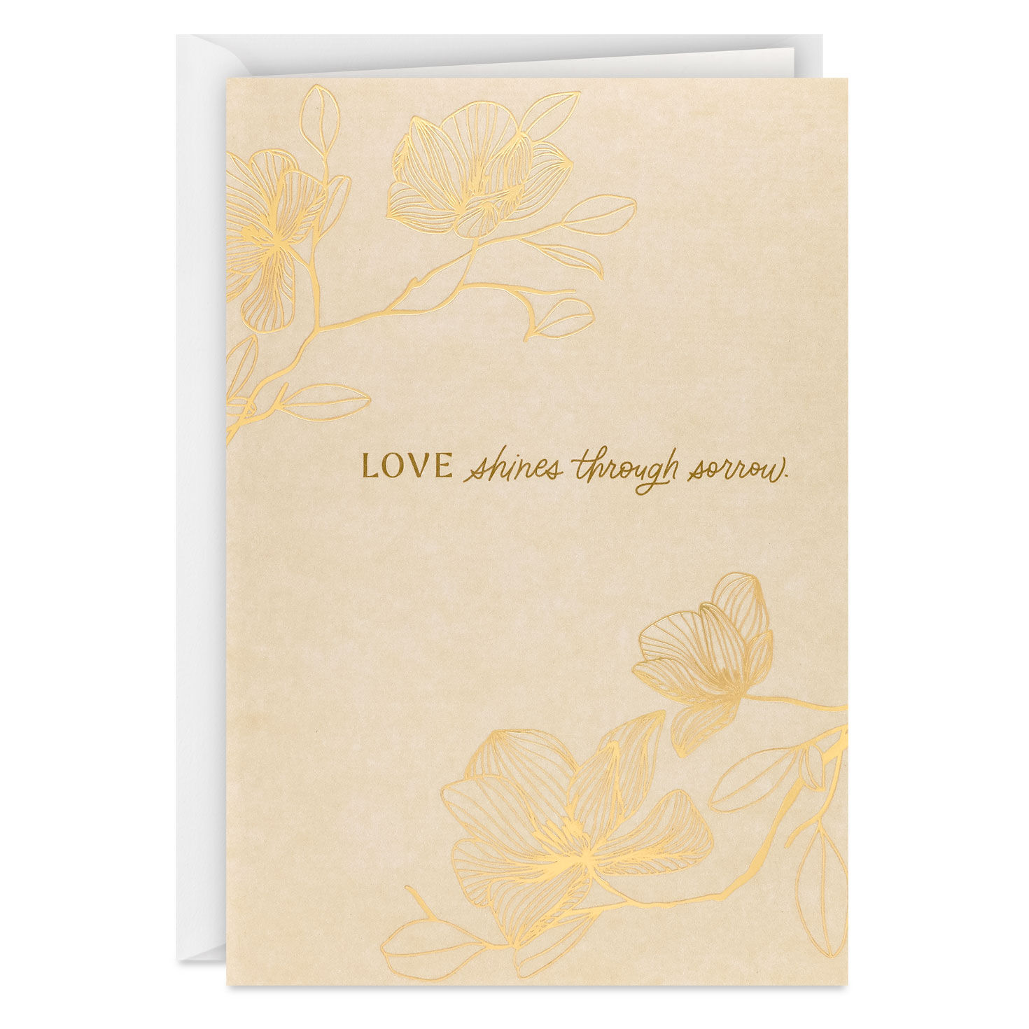 Her Love Is Forever Sympathy Card for Loss of Her