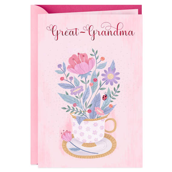 Our Family Is Blessed By Your Love Mother's Day Card for Great-Grandma, , large image number 1