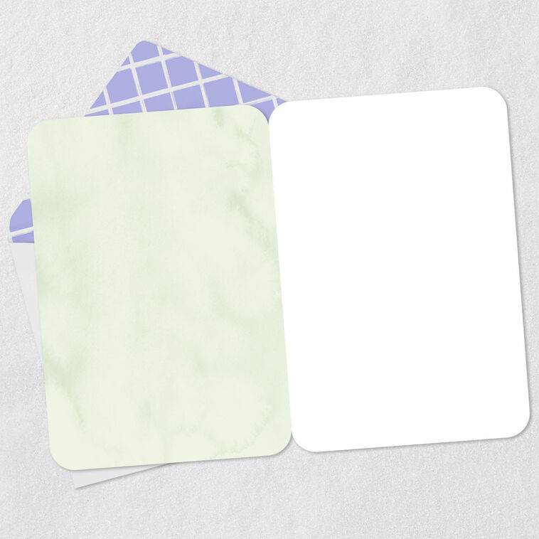 Orange and Yellow Butterflies Blank Card Open card with envelope image number 2