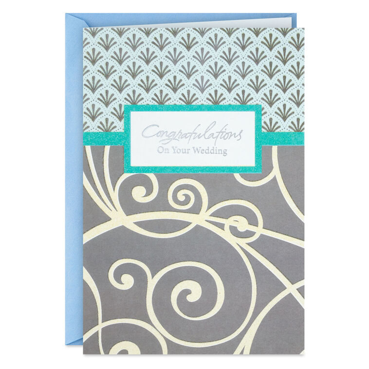 A Lifetime of Love and Happiness Wedding Card