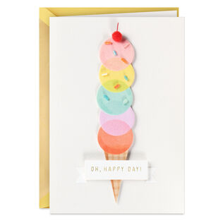 All the Scoops and All the Love Birthday Card