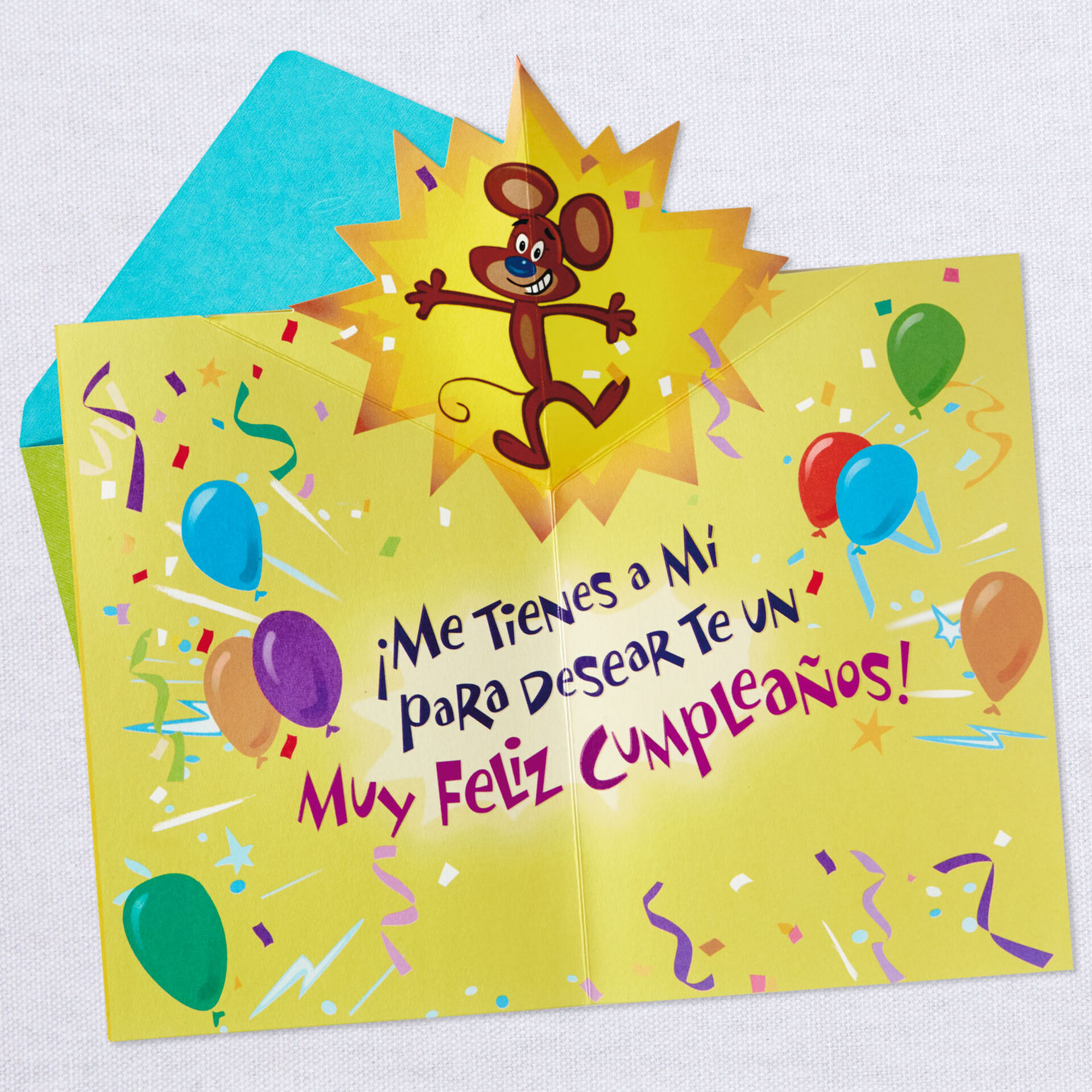 All These Things Spanish-Language Pop Up Birthday Card - Greeting Cards - Hallmark