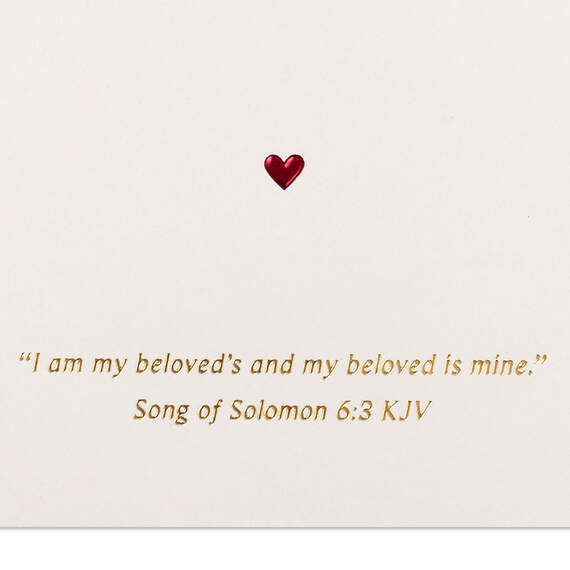 My Heart, My King Religious Valentine's Day Card for Husband, , large image number 4