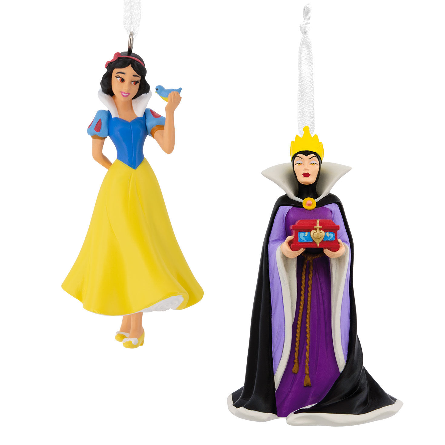 Disney Princess Snow White and Villains Evil Queen Ornament Gift Set