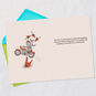 Raccoon, Sasquatch and Motorcycle Birthday Card for Man Open card with envelope image number 3