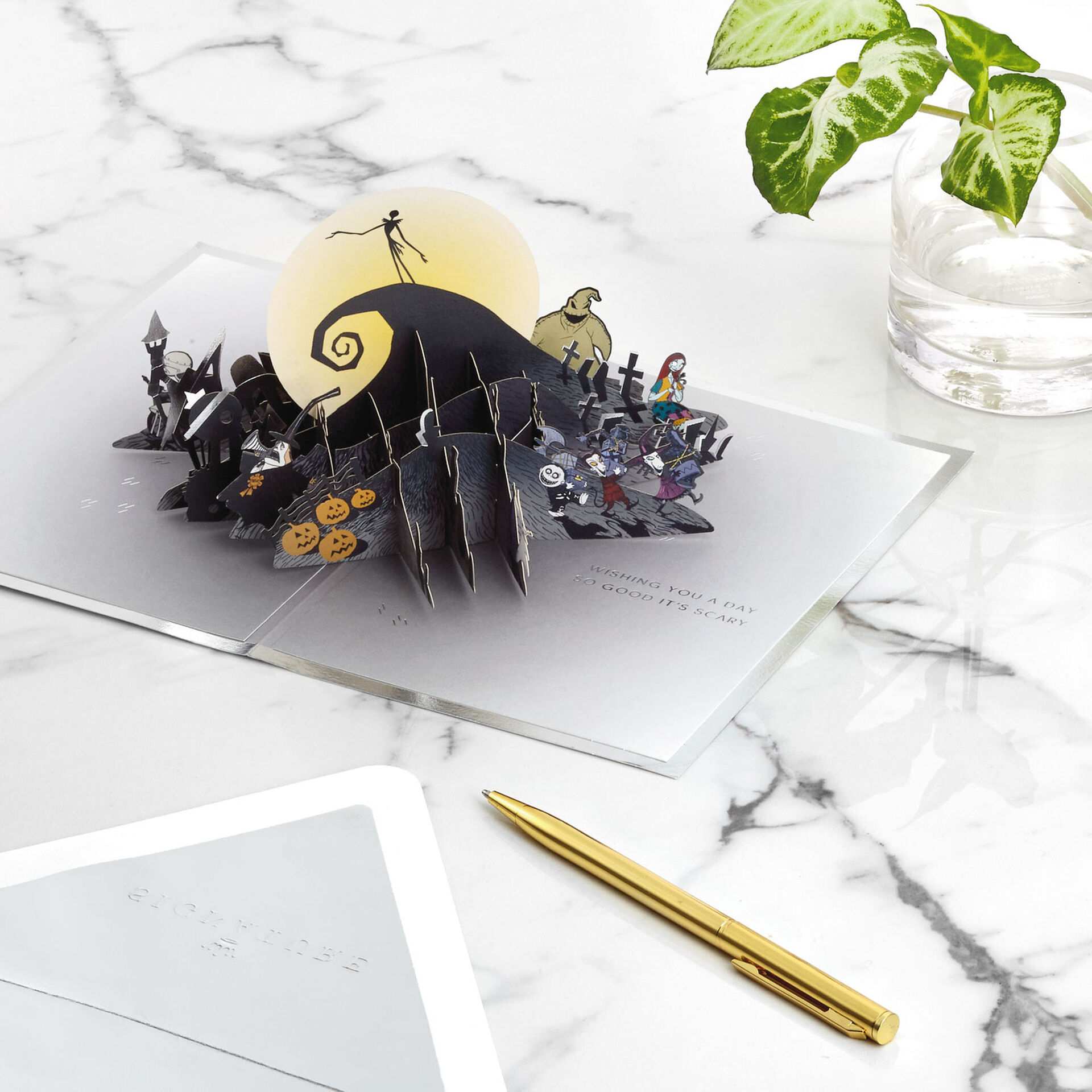 nightmare before christmas pop up flowers