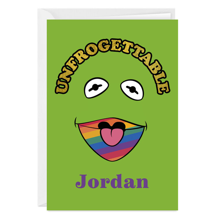 Disney The Muppets Unfrogettable Custom Pride Card