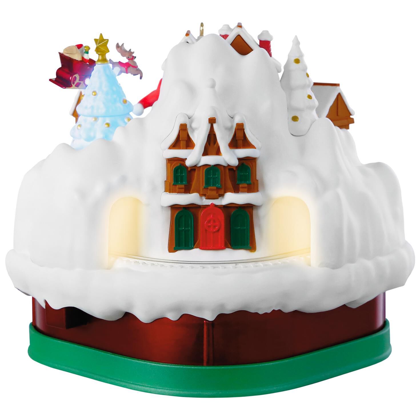 2018 Santa's Magic Train Musical Ornament With Light and Motion