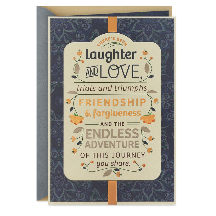 Blessings to You Both Religious Anniversary Card