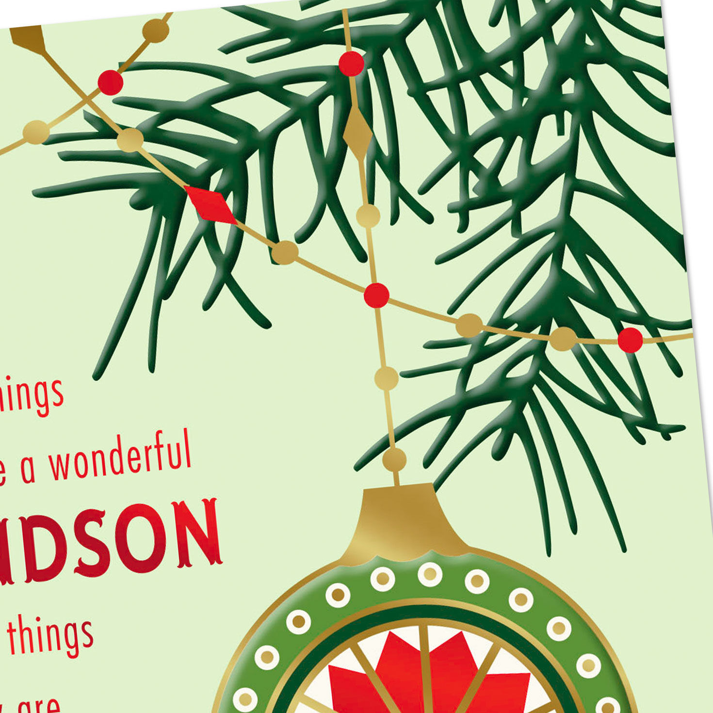 Proud of You Always Christmas Card for Grandson for only USD 3.99 | Hallmark