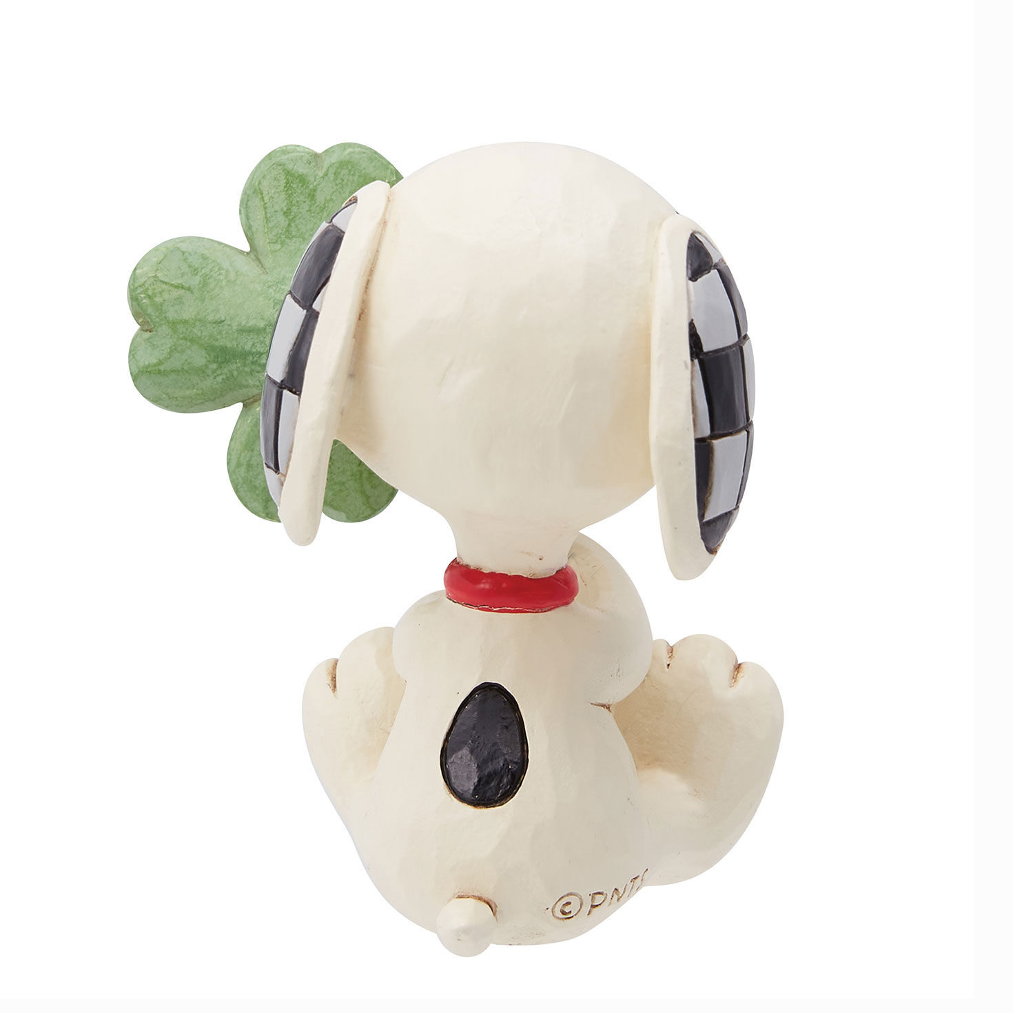 Jim Shore Peanuts Snoopy With Four-Leaf Clover Mini Figurine, 2.6", , large image number 2