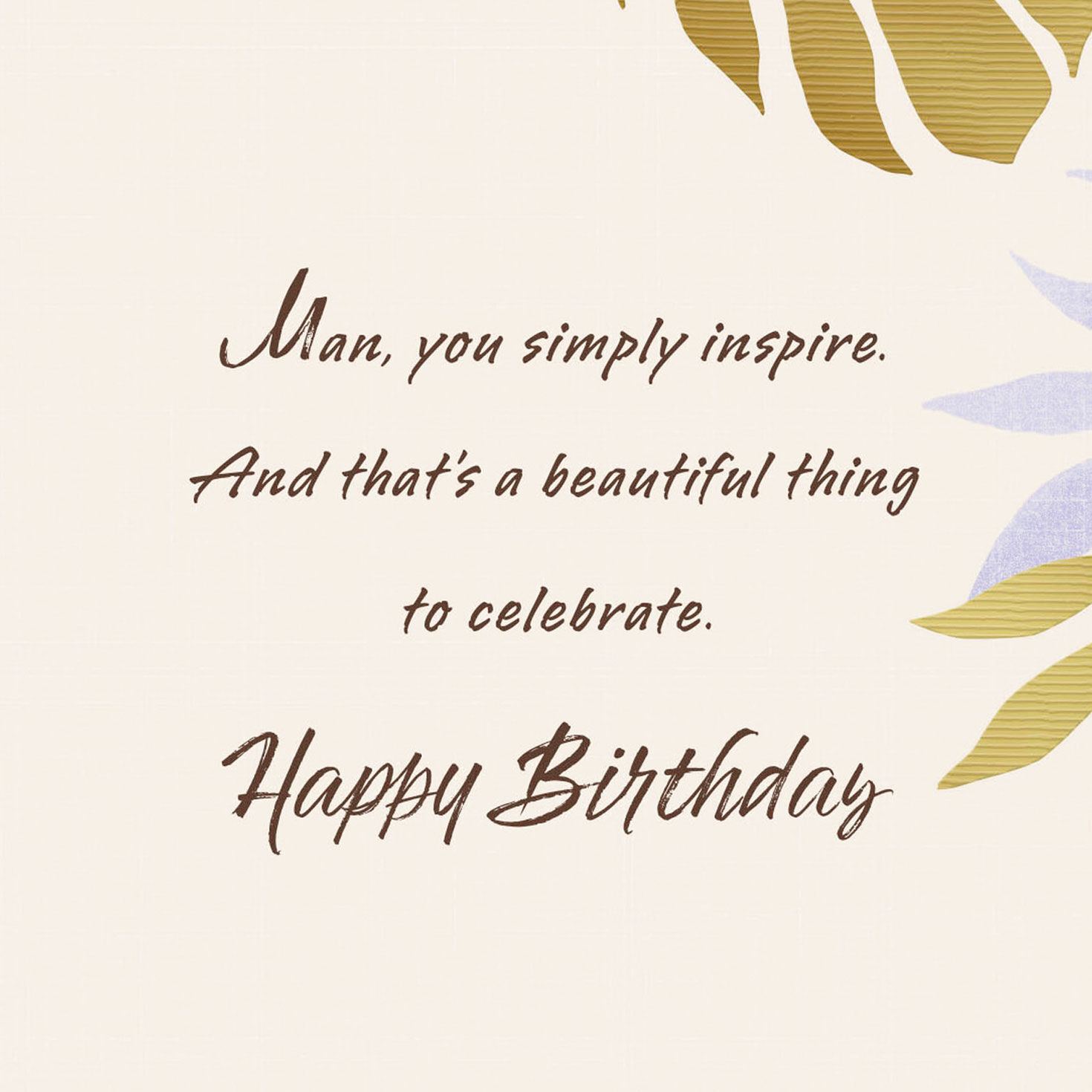 You Simply Inspire Birthday Card, , large image number 3