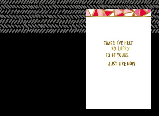 Lucky To Be Yours Valentine's Day Card