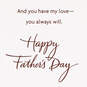 For the Man I Love Romantic Father's Day Card, , large image number 3
