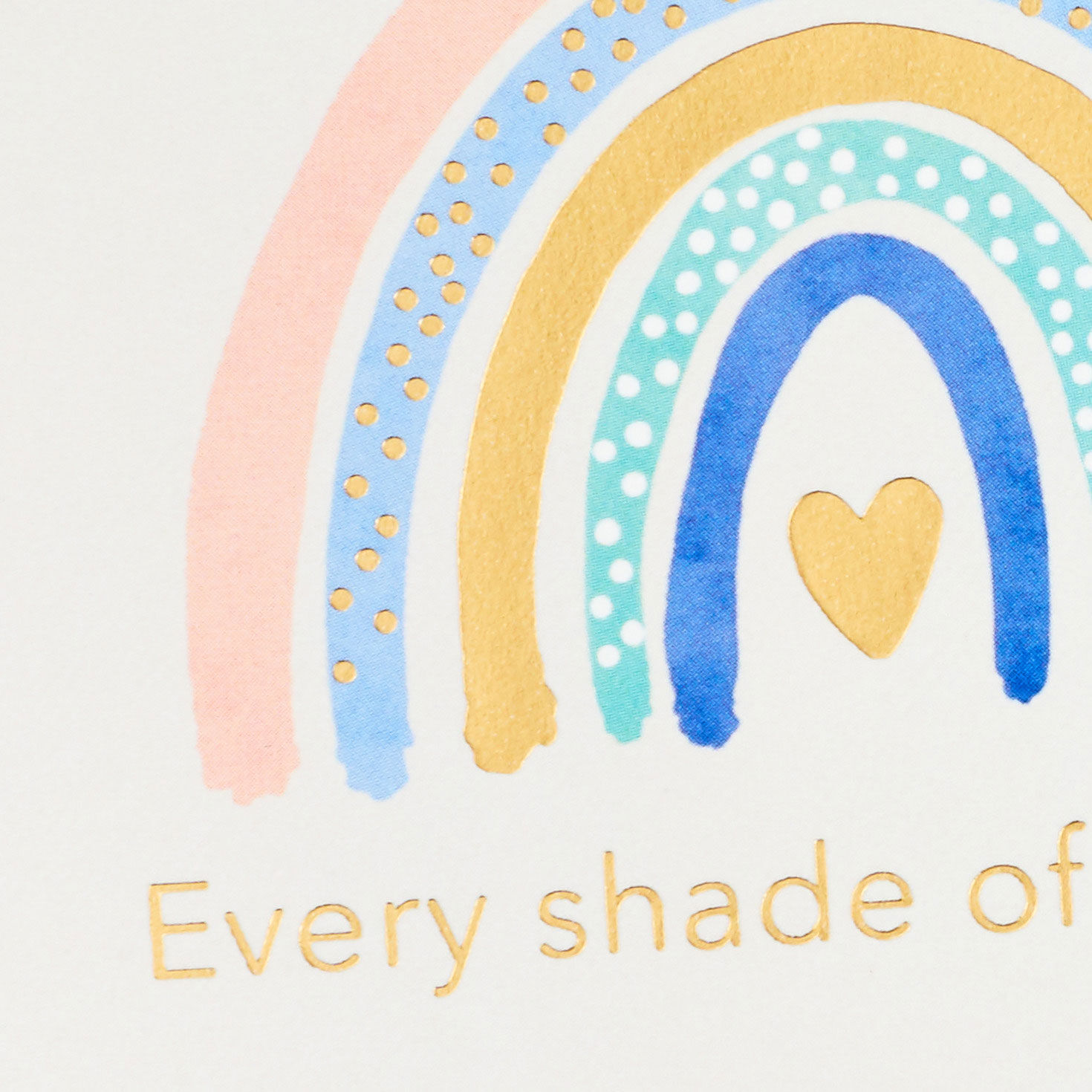 Hearts and Rainbows Assorted Blank Thank-You Notes, Pack of 50, , large image number 5