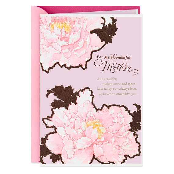 So Lucky to Have a Mother Like You Birthday Card for Mom, , large image number 1