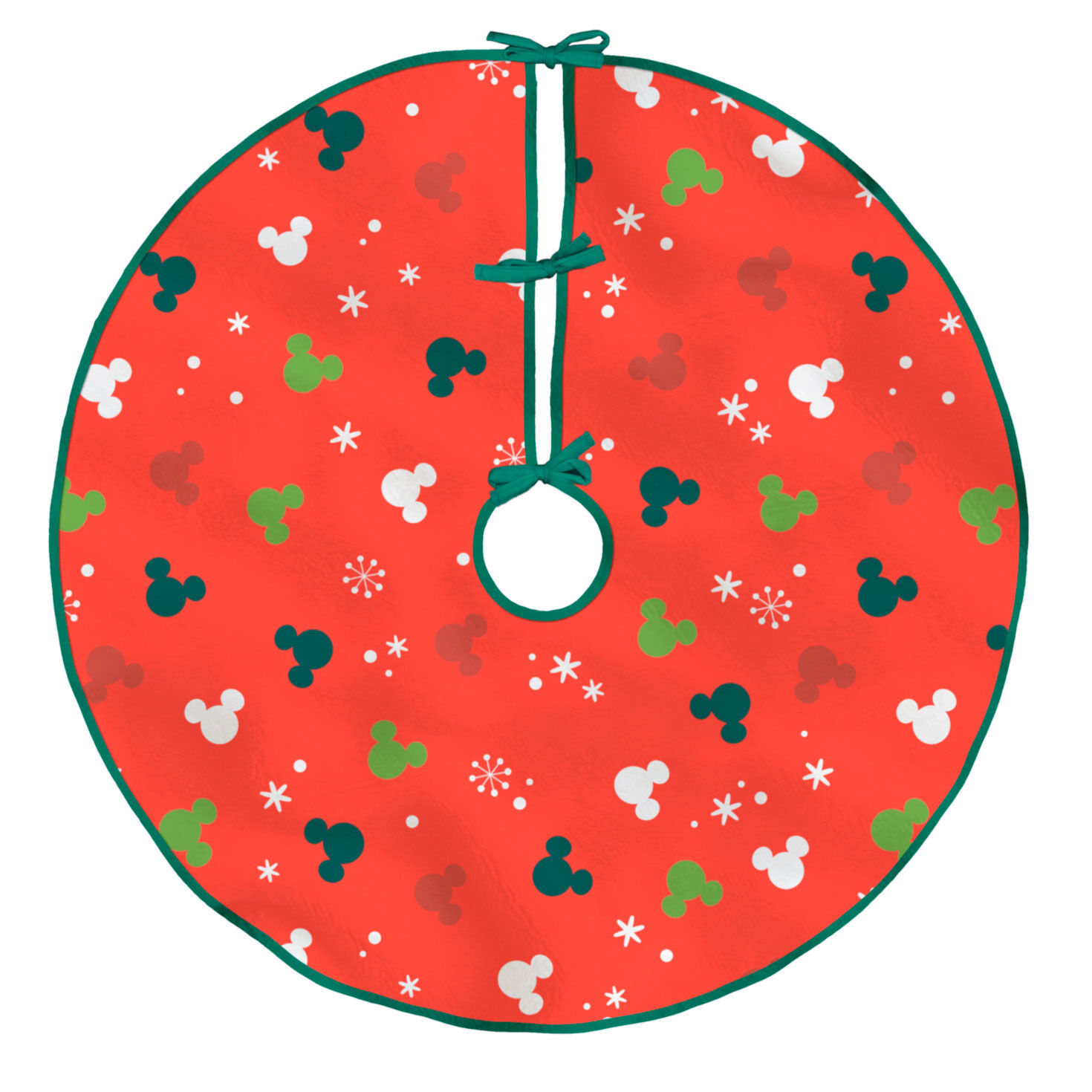 Disney Mickey Mouse Ears Fabric Hallmark Tree Skirt, 48"