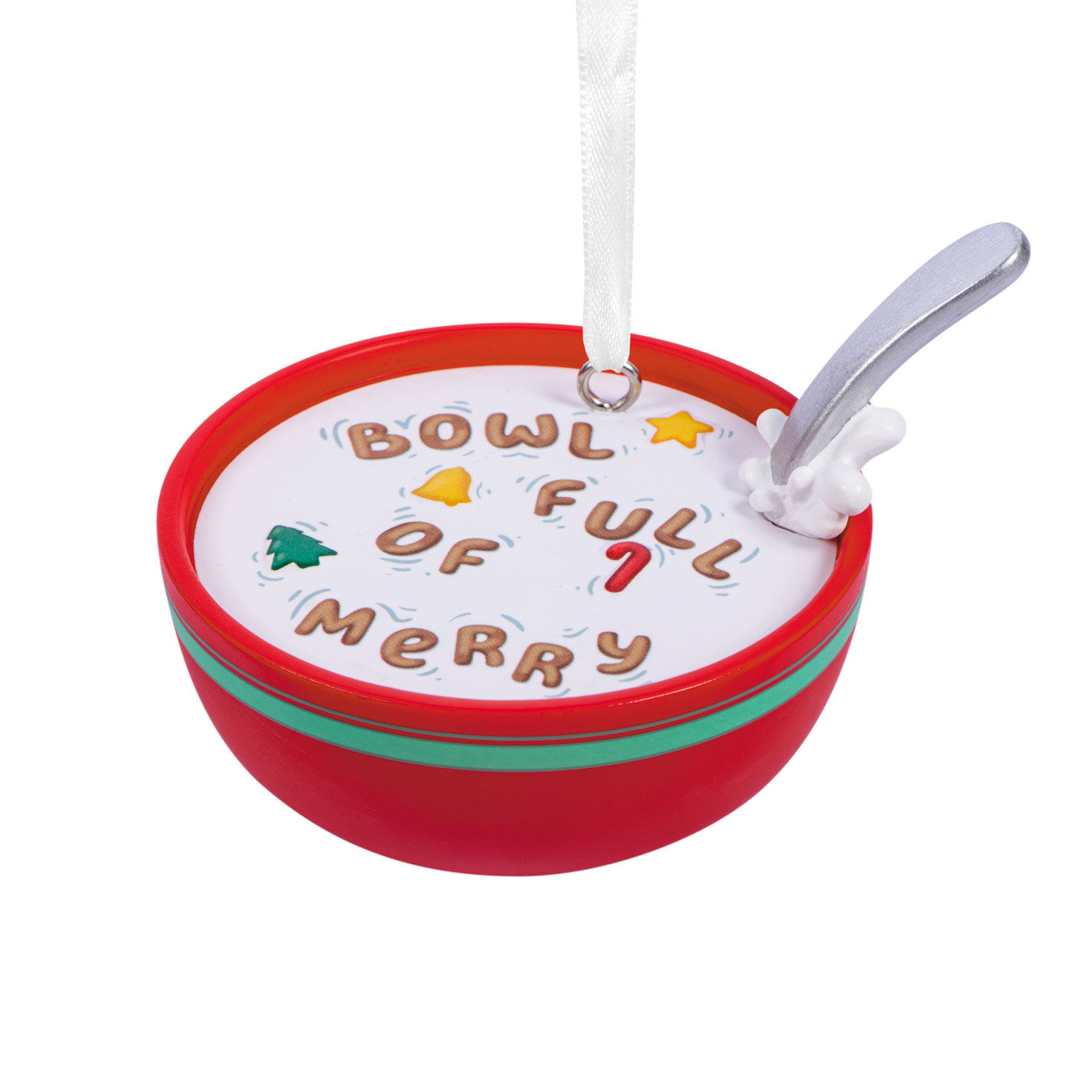Cereal Bowl Full of Merry Hallmark Ornament