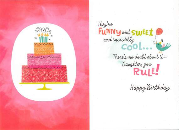 Daughter, You Rule! Birthday Card, , large image number 2