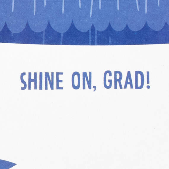 Shine On Light Bulb Funny 3D Pop-Up Graduation Card, , large image number 3