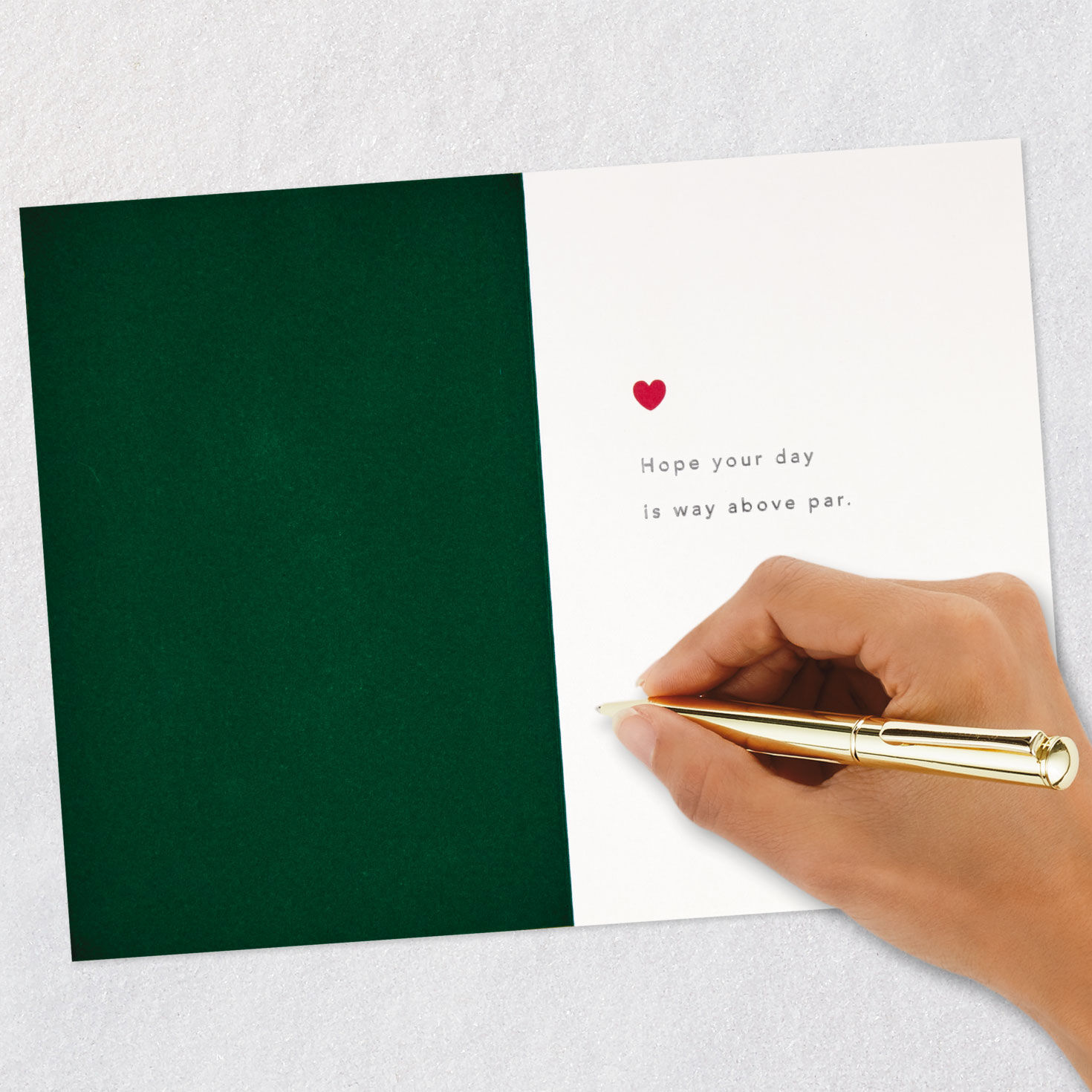 Golf Clubs in Bag Birthday Card Signing card image number 6