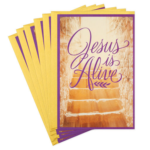 Sunlit, Rock-Hewn Steps Easter Cards, Pack of 6, 