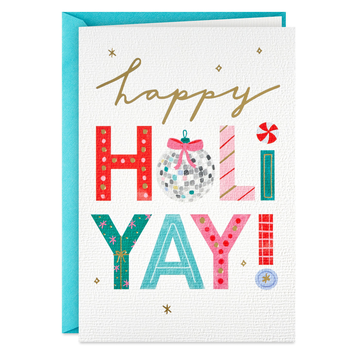 Whimsical Lettering Holi-Yay Boxed Christmas Cards, Pack of 16 for only USD 15.49 | Hallmark