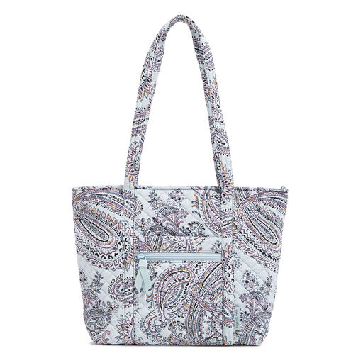 Vera Bradley Small Vera Tote in Soft Sky Paisley, 