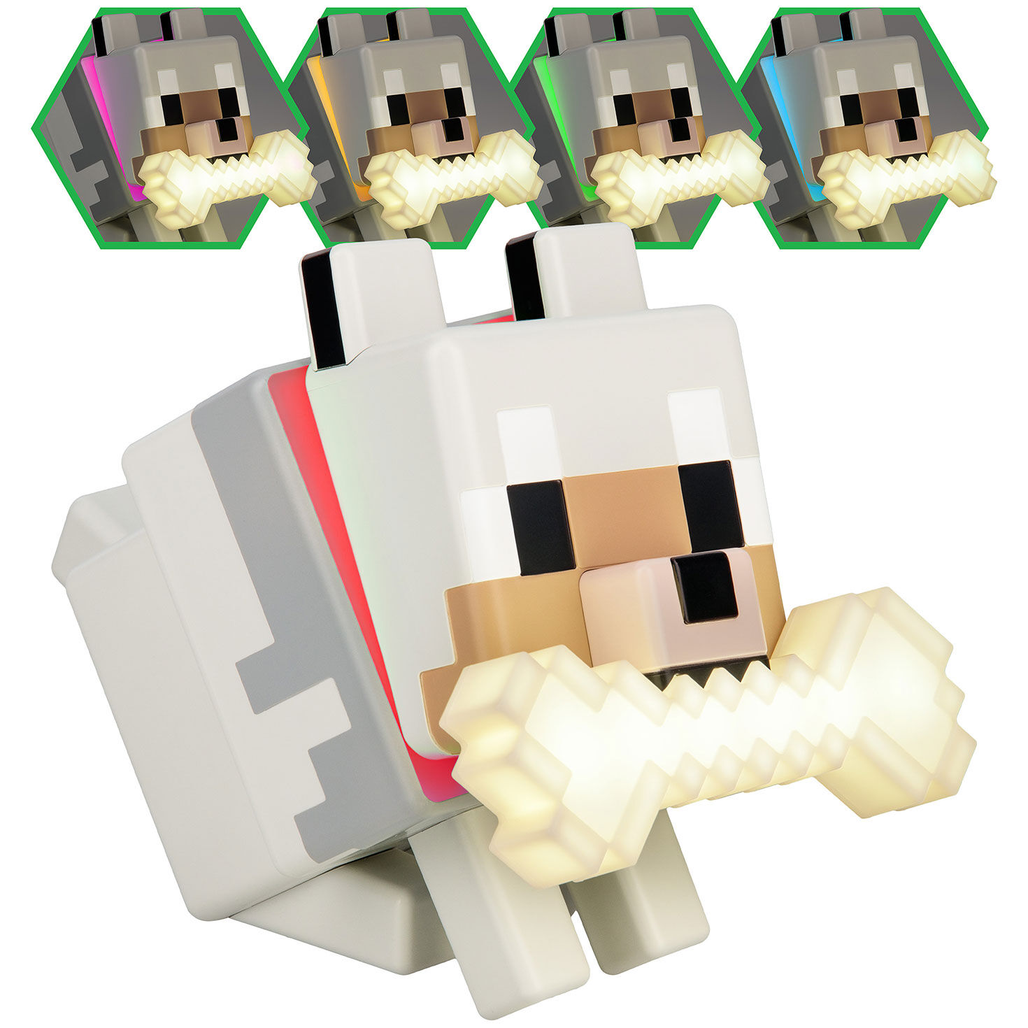 Minecraft Color-Changing Wolf Light front  image number 4