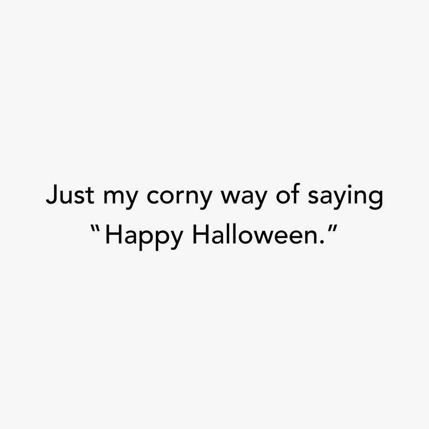 Corny Hi Funny Halloween Card Sentiment image number 2