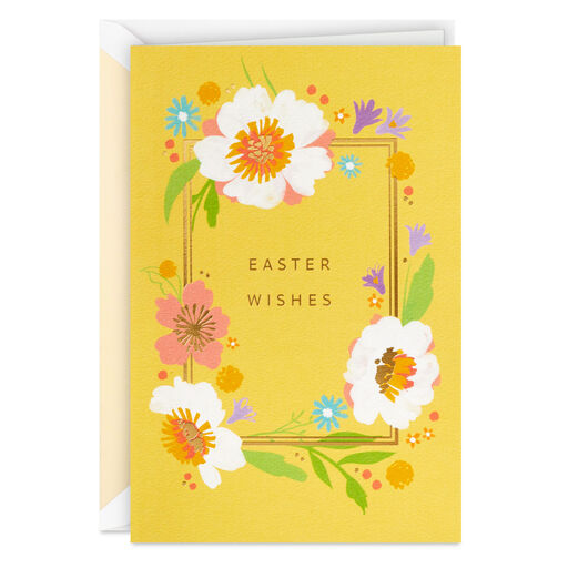 Easter Wishes for a Sunny Spring Easter Card, 