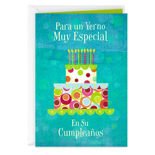 You're a Good Man Spanish-Language Birthday Card for Son-in-Law, 